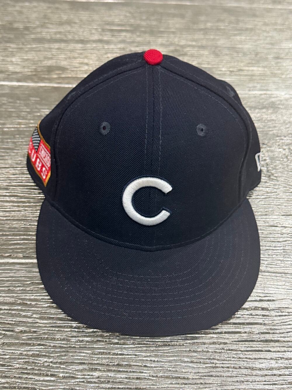 Chicago Cubs 9FIFTY Snapback Hat Black & Red size M/L
